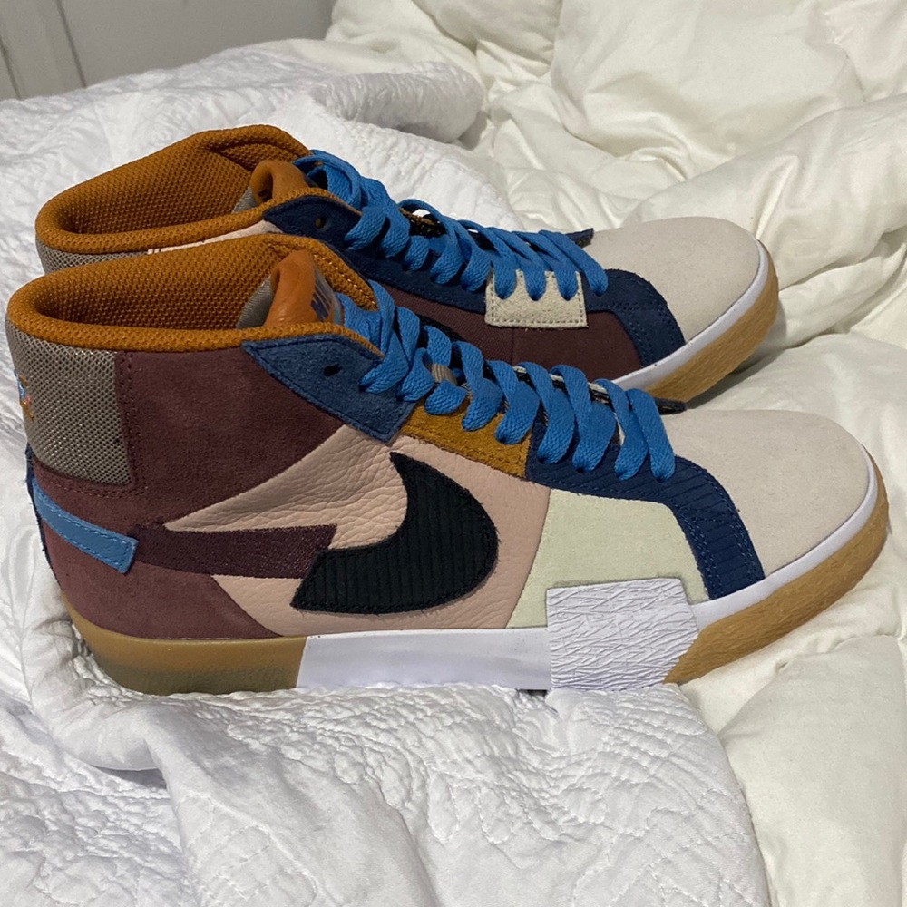 Nike Zoom Blazer Mid Premium SB Mosaic Park - Dark Wine